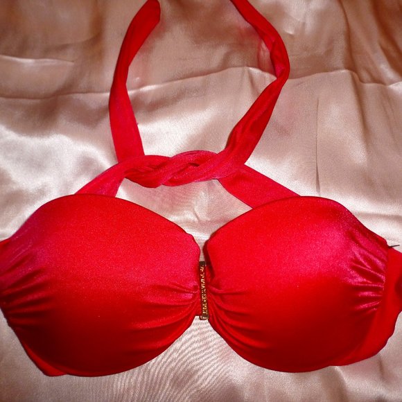 Victoria's Secret Swim Bandeau Bikini Top sz-32C - Picture 1 of 4